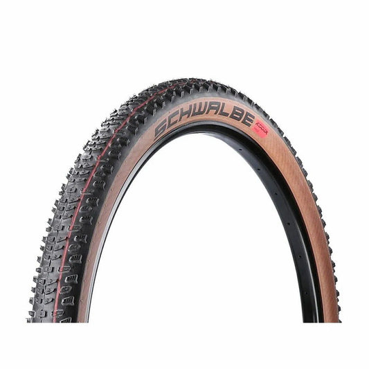 Pneu Schwalbe Racing Ralph Superrace 29X2.35 Em Kevlar - Tubeless Easy | Preto E Bege