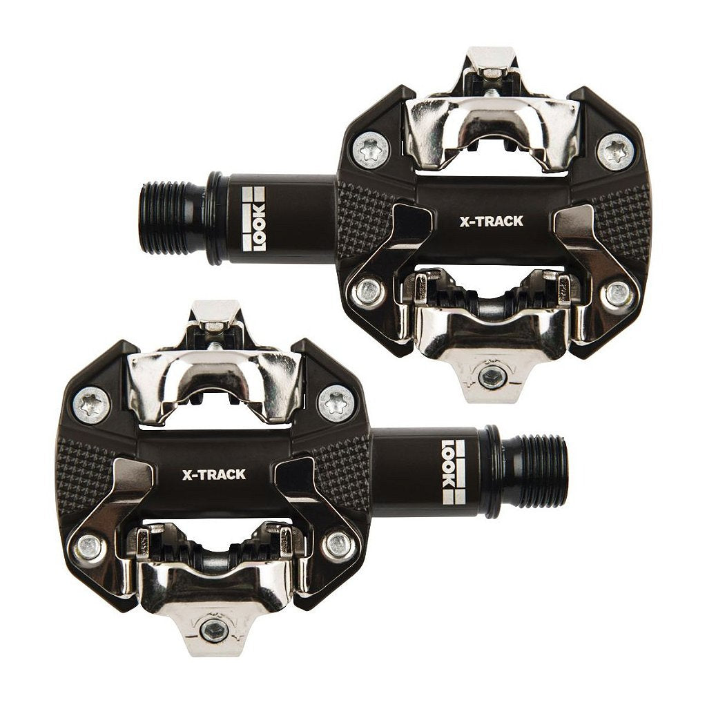 Par De Pedal Look X-Track Para Mtb | Preto