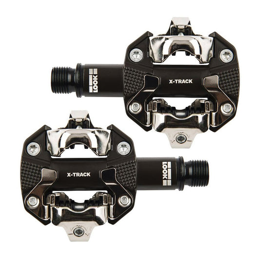 Par De Pedal Look X-Track Para Mtb | Preto