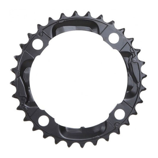 Coroa Shimano Deore Fc-M590 32 Dentes Bcd 104 Mm - Aço | Preta
