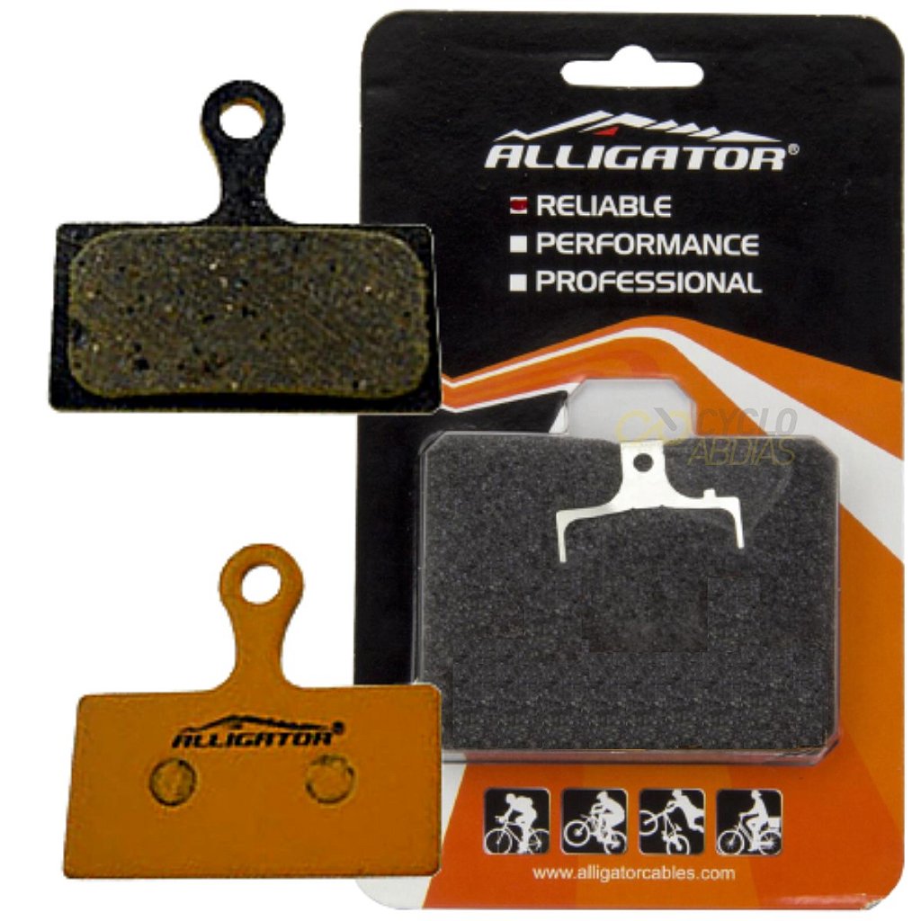 Pastilha Para Freio Alligator Orgânica | Sistema Shimano M666 M785 M985 M988 Xtr 2011