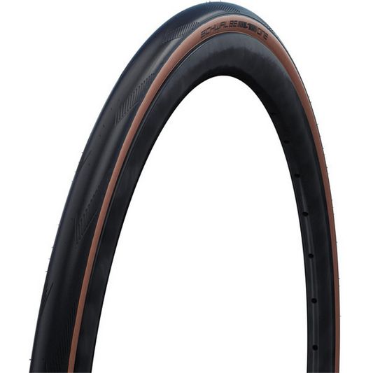 Pneu Schwalbe One Perfomance 700X25 Raceguard Addix Tleasy | Preto E Marrom