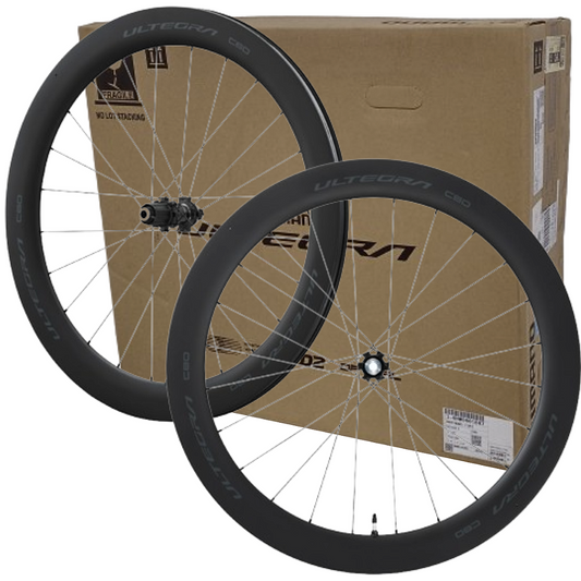 Par De Rodas Aro 700 Shimano Ultegra Wh-R8170 C60 24 Furos Tubeless 12X100/142Mm - 11 A 12 Velocidades | Preta