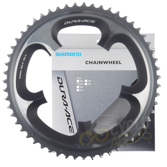 Coroa Shimano Dura Ace Fc-7900 55T-A Bcd 130Mm 10V - Alumínio | Preta E Prata