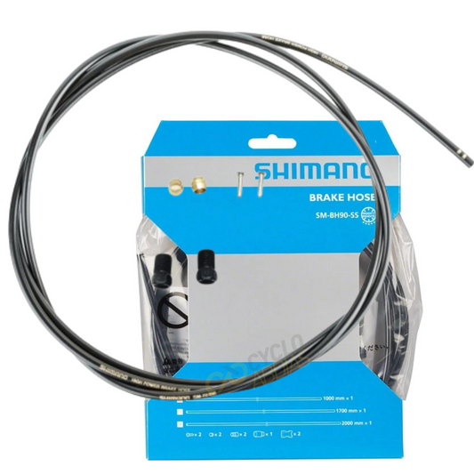 Kit Mangueira De Freio Shimano Sm-Bh90-Ss (2 M) | Preta