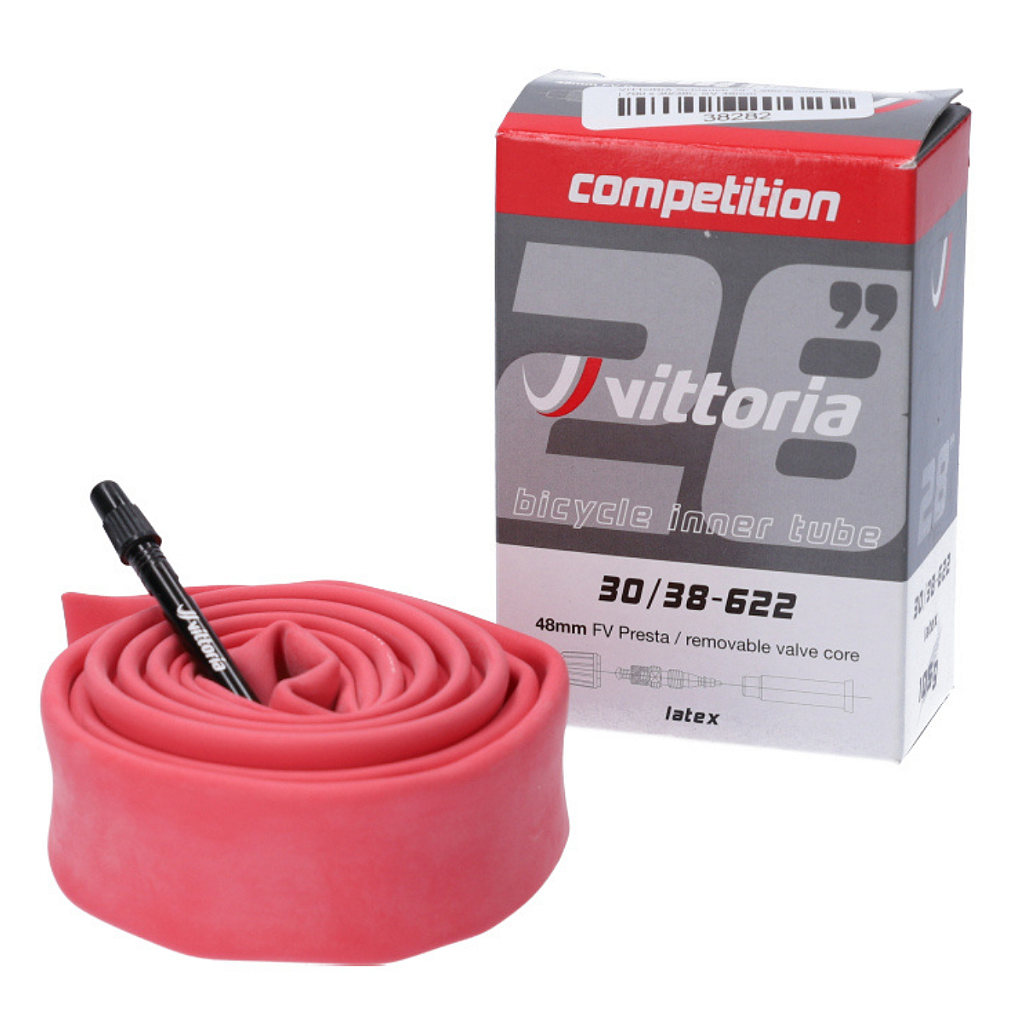 Câmara De Ar Vittoria Competition Latex 30/38-622 - Valvula Removível | Válvula Presta 48 Mm