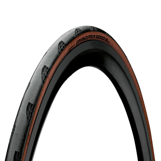 Pneu Continental Grand Prix 5000 S Tr 700X30 - Tubeless Ready | Preto E Marrom