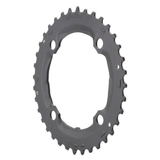 Coroa Shimano Slx Fc-M665 36 Dentes Bcd 104 Mm 3X9V - Alumínio | Preto