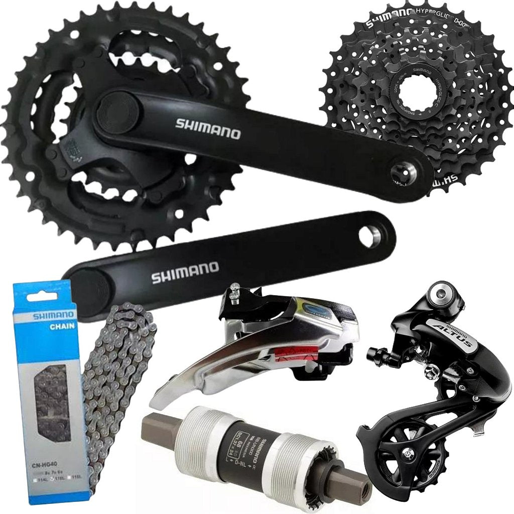 Kit Shimano Altus M310 - 11/32 | Para 3 X 8 Velocidades