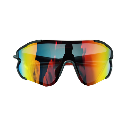 Óculos de ciclismo Elleven EL54 Colors verde/laranja