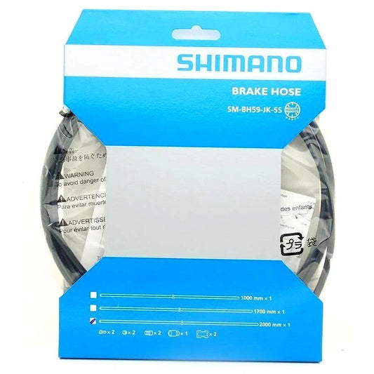 Kit Mangueira De Freio Hidráulico Shimano Sm-Bh59 (2 M) | Preta