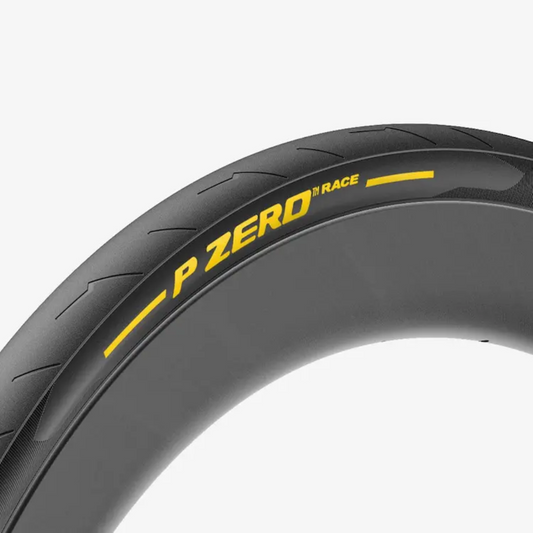 Pneu Pirelli P ZERO Race 700x28C - Preto com amarelo