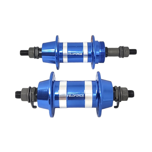 Par de cubo Veloforce Scorpion 36F rolamento rosca - Azul