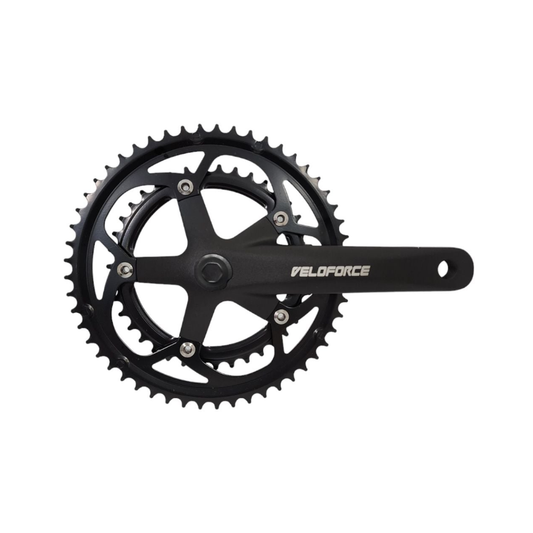 Pedivela duplo Veloforce 53/39 Ponta Quadrada