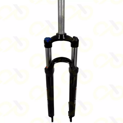 Suspensão aro 29 Vortex com 100mm de curso e trava bengala