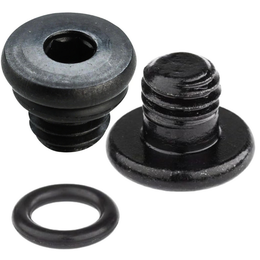 Parafuso de sangria para manete de freio Shimano com O-ring - Par (2 un)