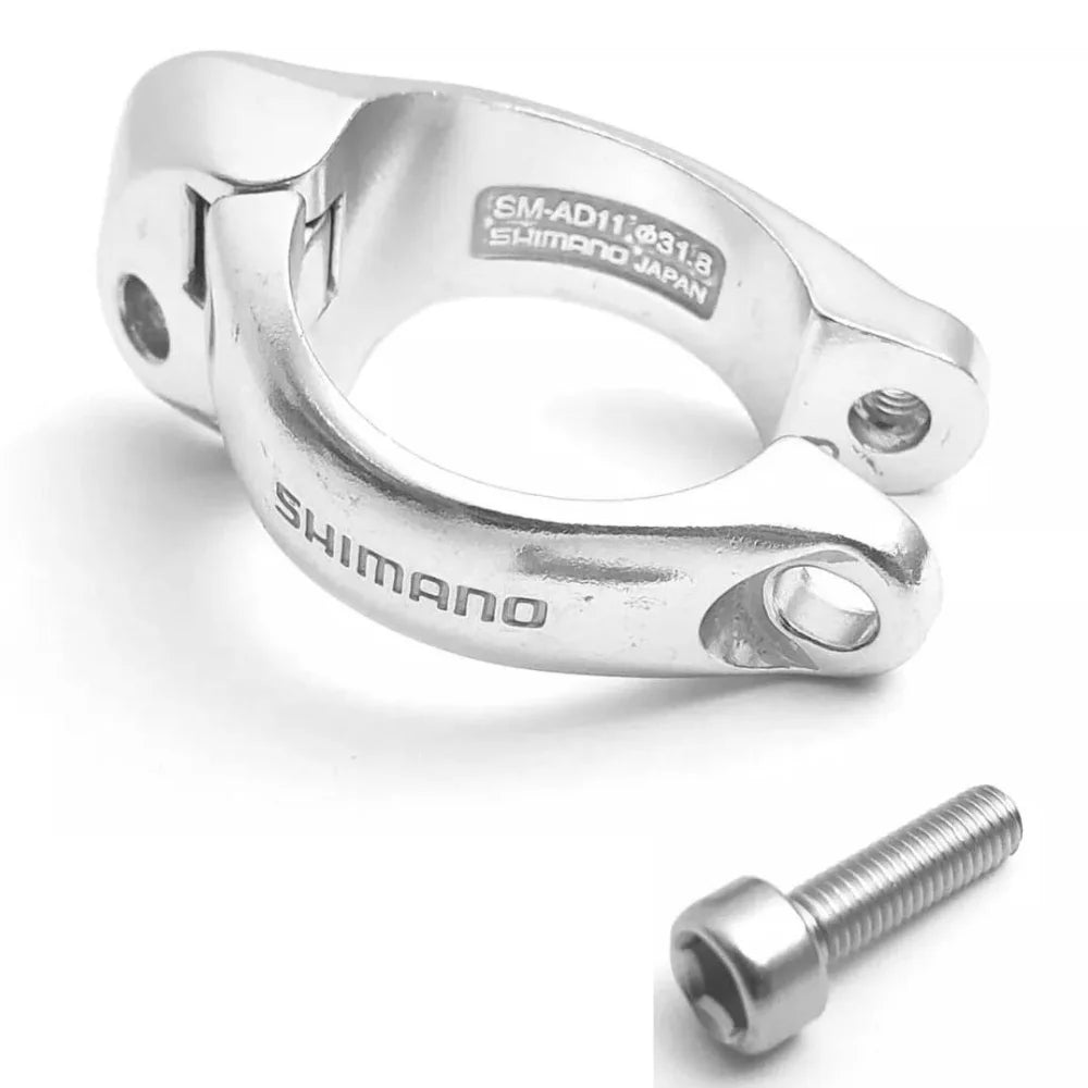 Abraçadeira Shimano de câmbio dianteiro Brazed On 31.8 mm