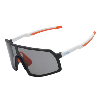 Óculos de Ciclismo EL55 Elleven - Branco, laranja, e azul