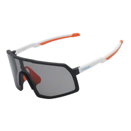 Óculos de Ciclismo EL55 Elleven - Branco, laranja, e azul