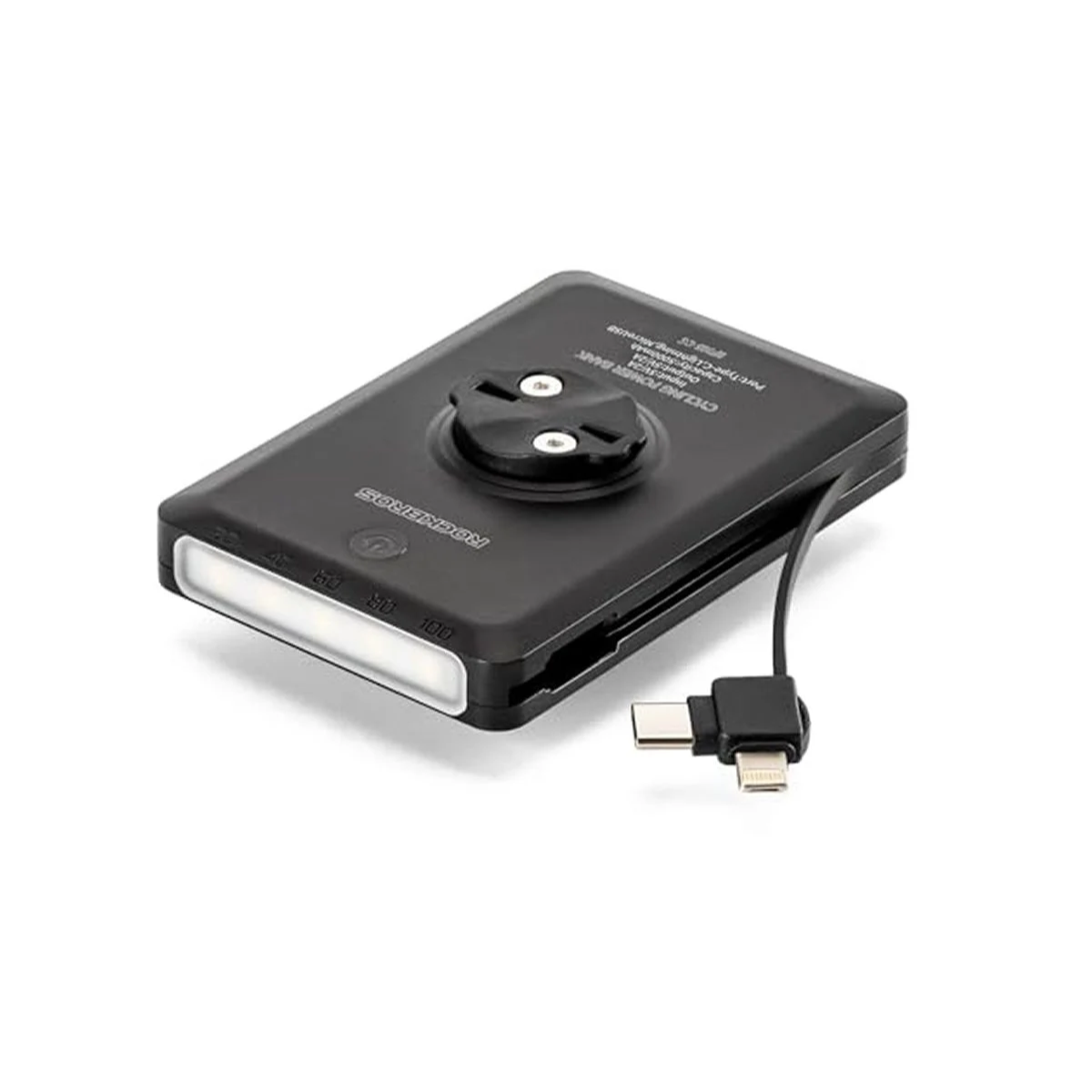 Farol dianteiro com suporte para GPS + Powerbank 5000 mAh