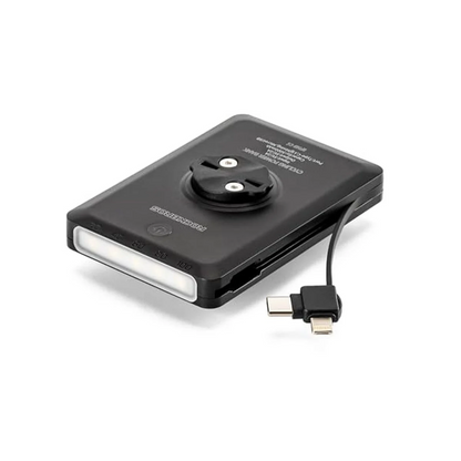 Farol dianteiro com suporte para GPS + Powerbank 5000 mAh