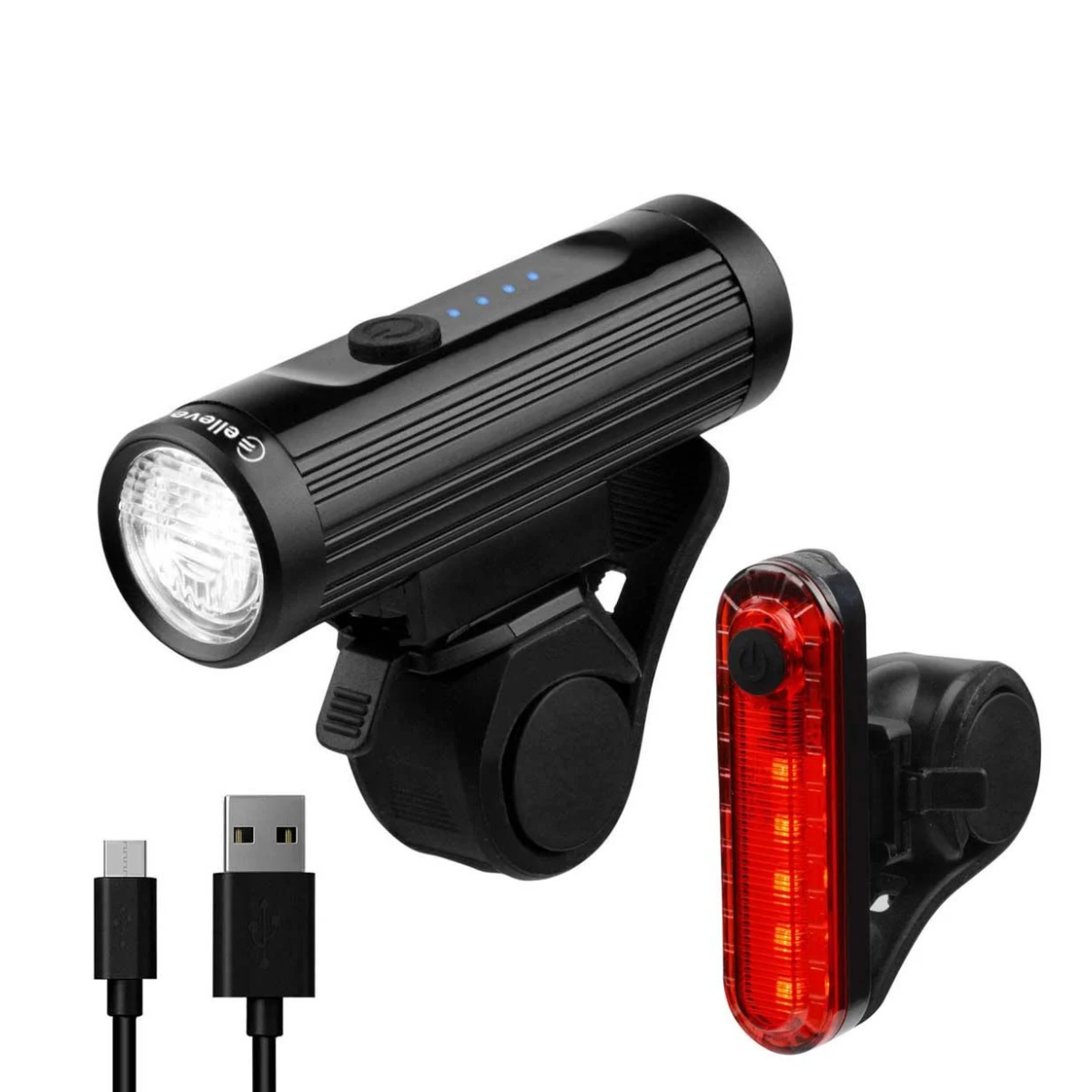 Farol e pisca Led Super 700 Lum + 20 Lum USB Elleven