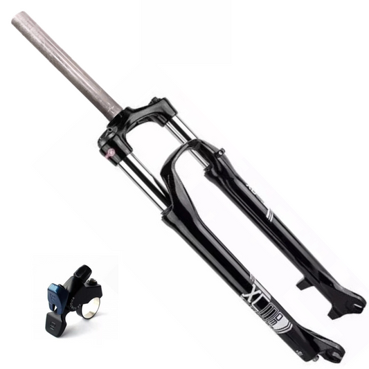 Suspensão Aro 29 Sr Suntour Xcm 30 100 Mm Com Trava No Guidão | Preta