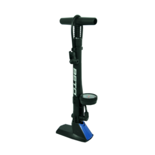 Bomba de Ar BETO Tripé Nylon com Mangueira e Manômetro – CFL-516PG11 | Presta/Schrader | 120 PSI