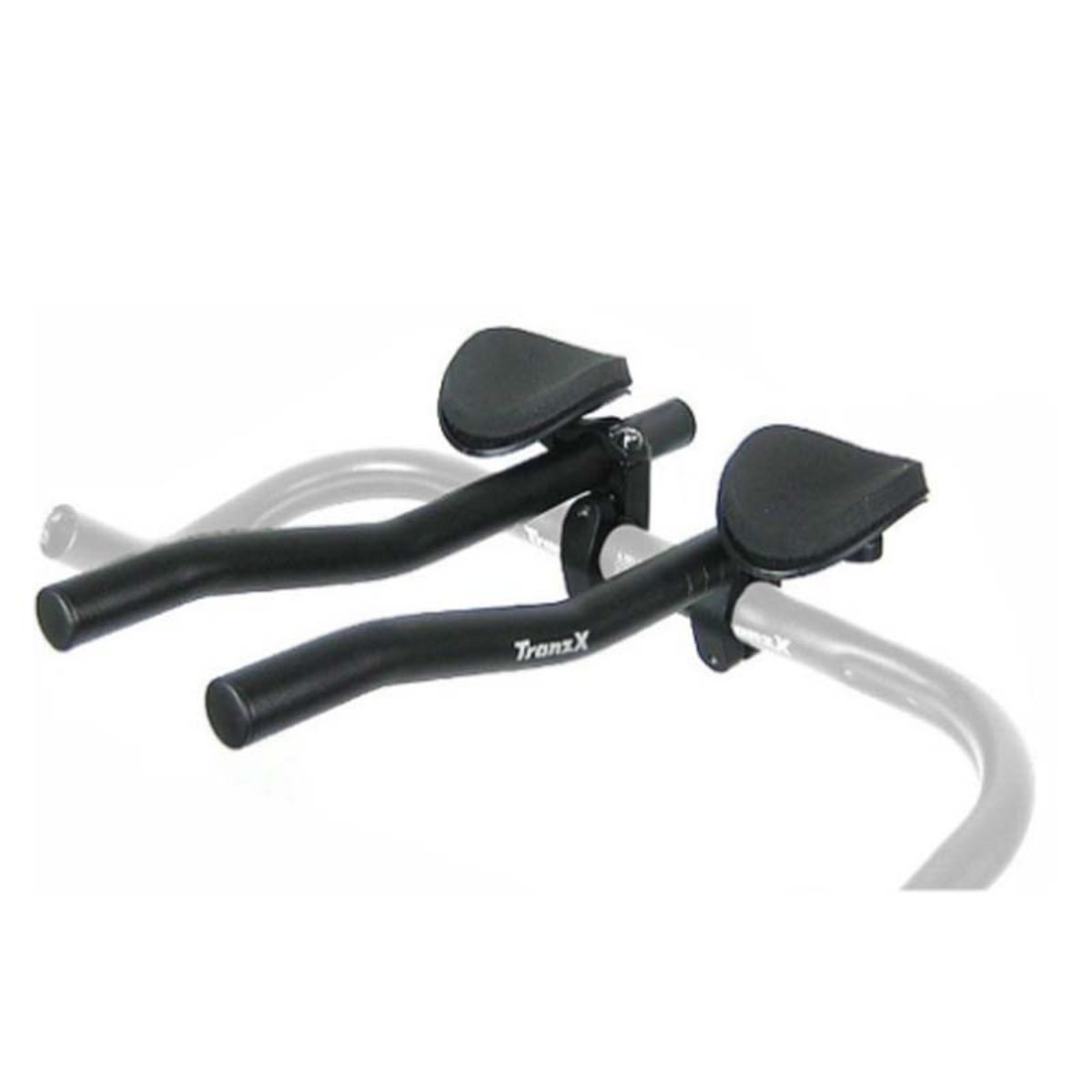 Clip de guidão para triathlon Tranz-X reto JD-TB02 (25.4mm e 31.8mm)