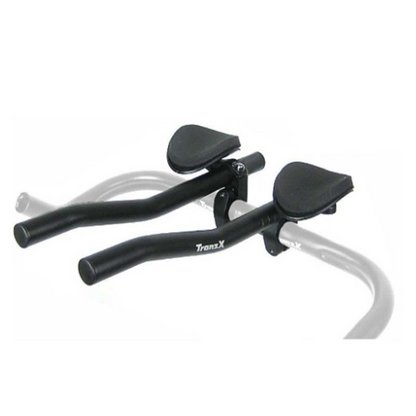 Clip de guidão para triathlon Tranz-X reto JD-TB02 (25.4mm e 31.8mm)