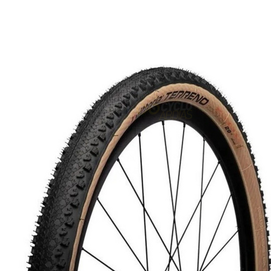 Pneu Vittoria Terreno 29X2.25 Xcr 120Tpi Tubeless | Preto E Bege