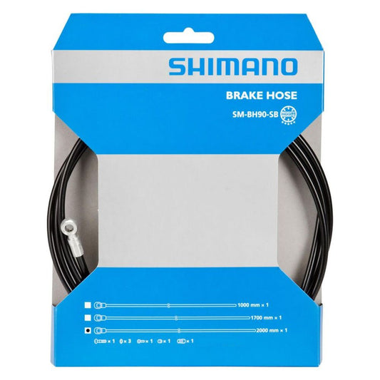 Kit Mangueira De Freio Hidráulico Shimano Sm-Bh90-Sb (2 M) | Preta