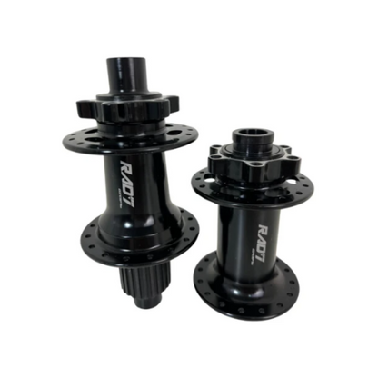 Par de cubos RAD7 Boost 32 Furos – Microspline 15x100 / 12x148 mm