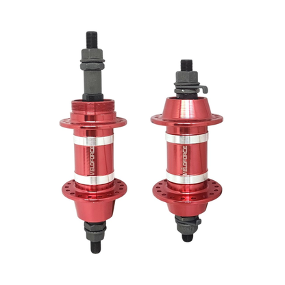 Par de cubos Veloforce Scorpion 36F Rolamento Rosca - vermelho