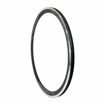 Aro Vzan Concept 700C/24F P112 – V-Brake e ferradura – Preto fosco