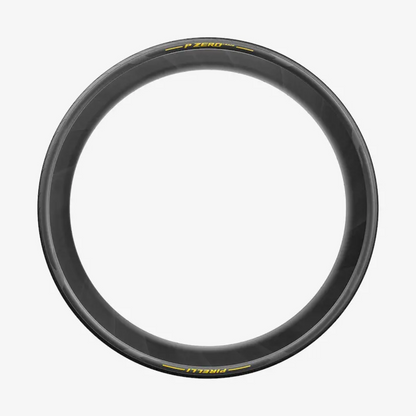Pneu Pirelli P ZERO Race 700x28C - Preto com amarelo