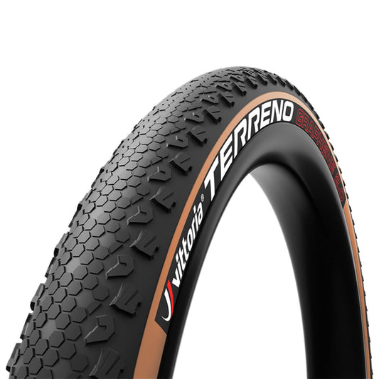 Pneu Vittoria Terreno 29X2.25 Em Kevlar - Tubeless Ready | Preto E Marrom