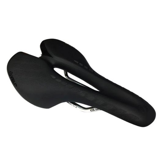 Selim Velo Pro Trilho Cromo Curto 240X145 Mm | Preto