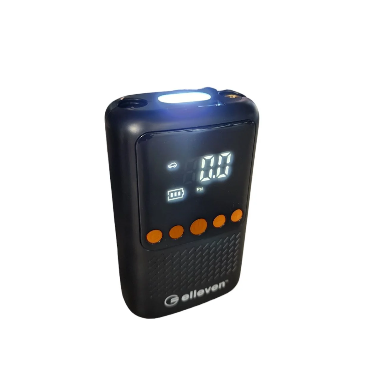 Bomba de ar elétrica Elleven 150 PSI powerbank recarregável USB