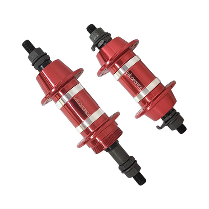 Par de cubos Veloforce Scorpion 36F Rolamento Rosca - vermelho