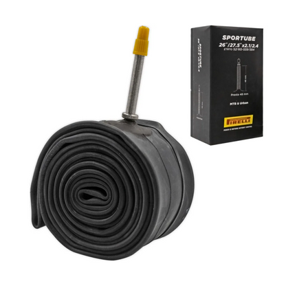 Câmara Pirelli 27.5 x 2.1/2.4 Sportube – Válvula Presta 48 mm