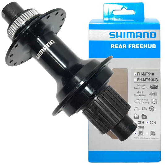 Cubo Shimano Fh-mt510 Micro Spline 12 Velocidades 32 Furos - 142mm