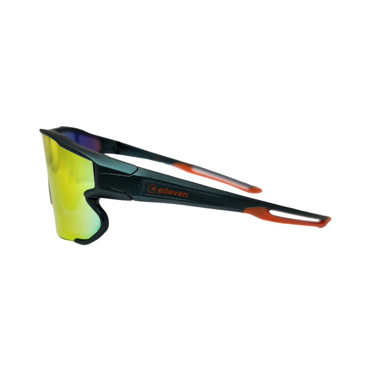 Óculos de ciclismo Elleven EL54 Colors verde/laranja