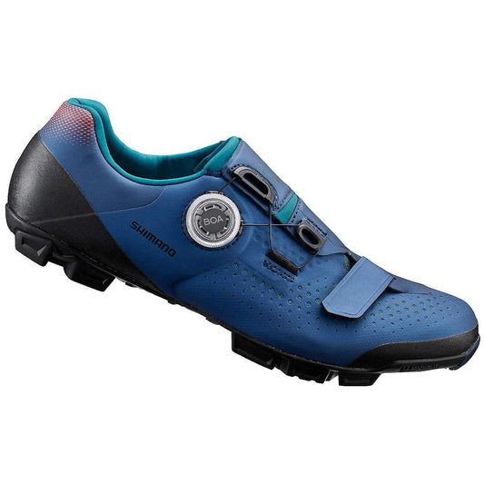 Sapatilha Feminina Shimano Sh-Xc501W - Mtb | Azul E Preta