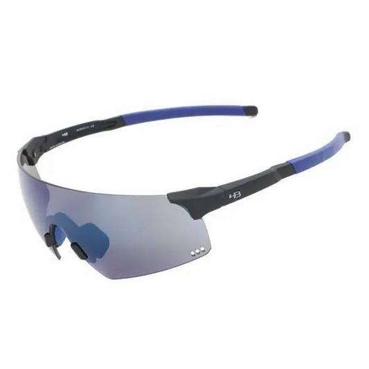 Óculos Hot Buttered Quad R Matte Black Blue Chrome | Preto E Azul Fosco