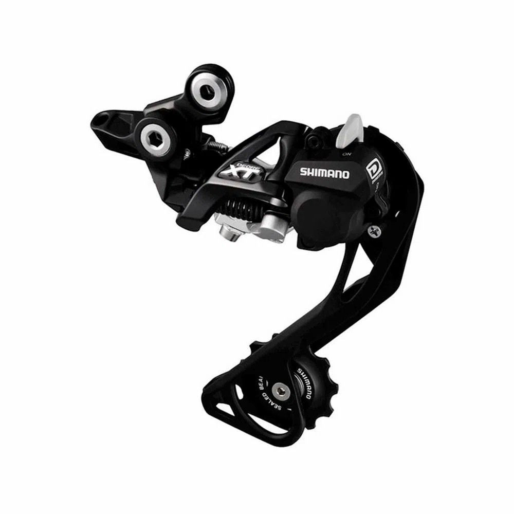 Câmbio Traseiro Shimano Deore Xt Rd-M786-Sgs Para 10 Velocidades - Preto