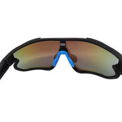Óculos de Ciclismo EL54 Elleven - Preto com azul