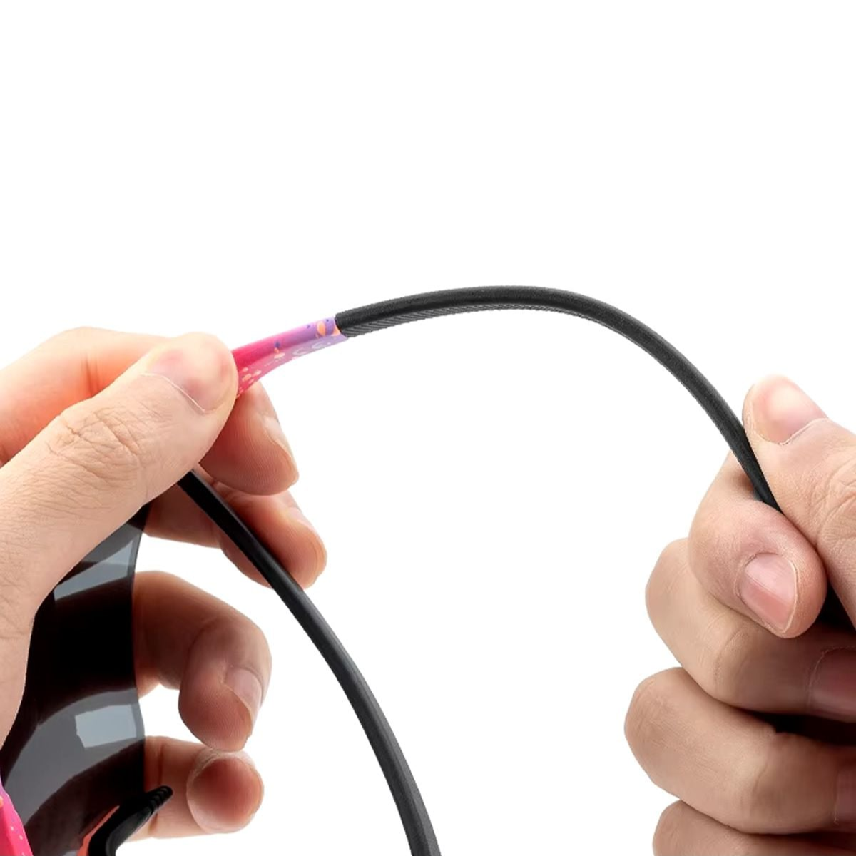 Óculos de ciclismo Rockbros SP297 polarizado haste ajustável - rosa