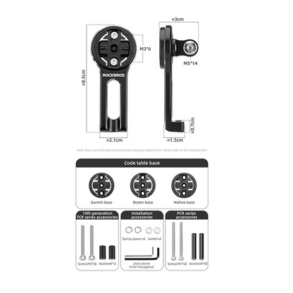 Suporte para GPS Rockbros com fixação Stem Mount