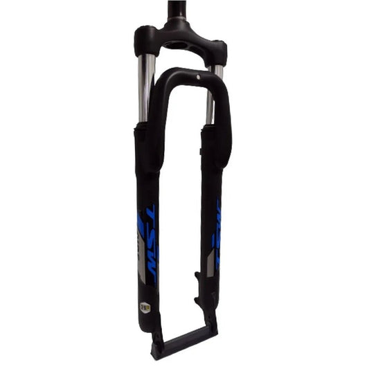 Suspensão Aro 29 Tsw Ride 80 Mm Over Aheadset | Preta E Azul